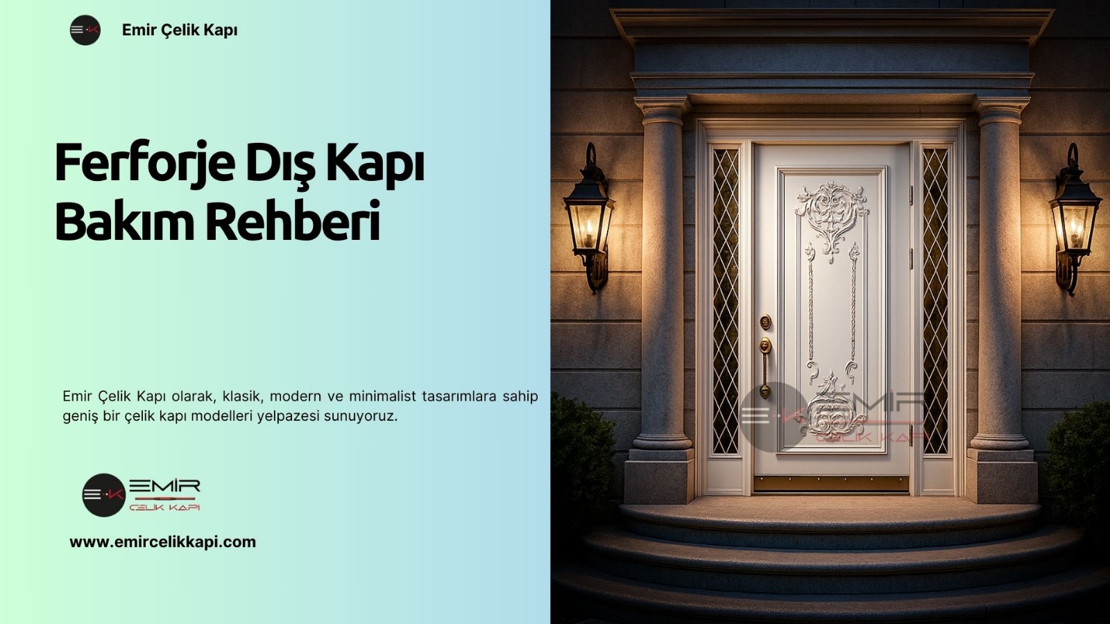 Ferforje Dış Kapı Bakım Rehberi