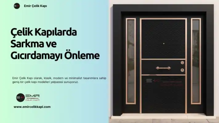 Çelik Kapılarda Sarkma Ve Gıcırdamayı Önleme