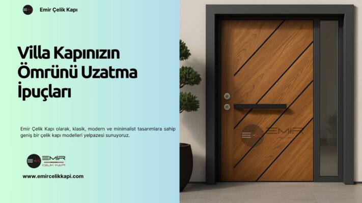 Villa Kapınızın Ömrünü Uzatma İpuçları
