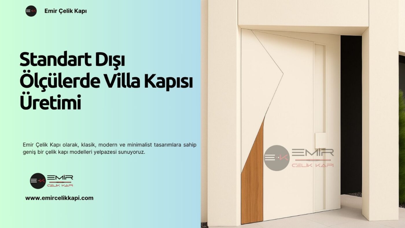 Standart Dışı Ölçülerde Villa Kapısı Üretimi
