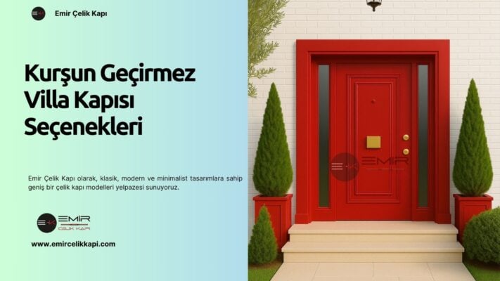 Kurşun Geçirmez Villa Kapısı Seçenekleri