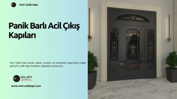 Panik Barlı Acil Çıkış Kapıları