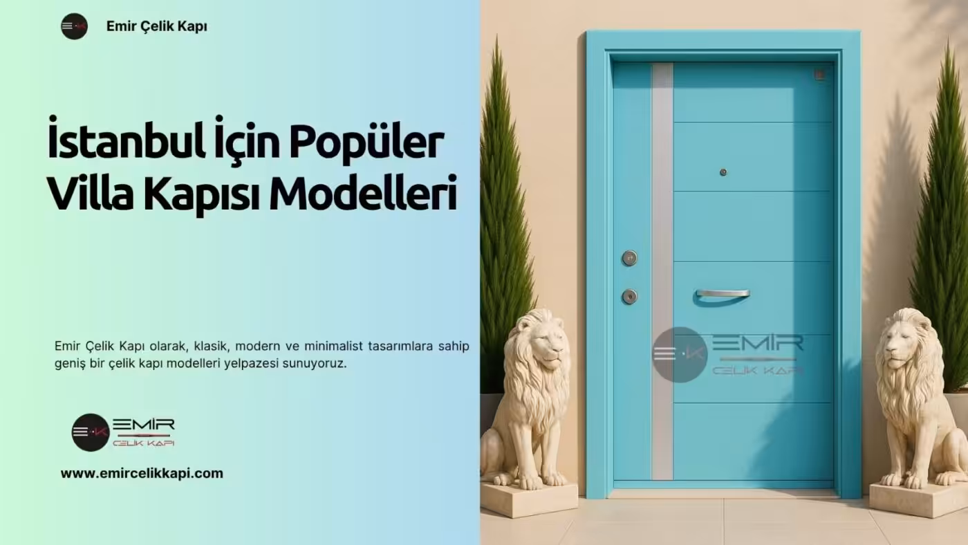 İstanbul İçin Popüler Villa Kapısı Modelleri