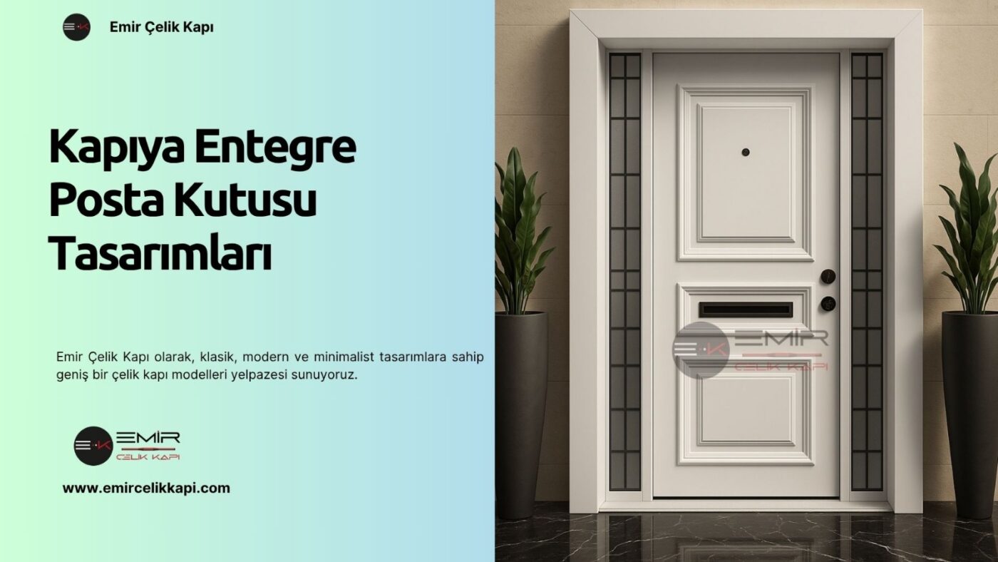 Kapıya Entegre Posta Kutusu Tasarımları