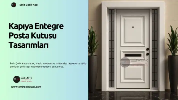 Kapıya Entegre Posta Kutusu Tasarımları