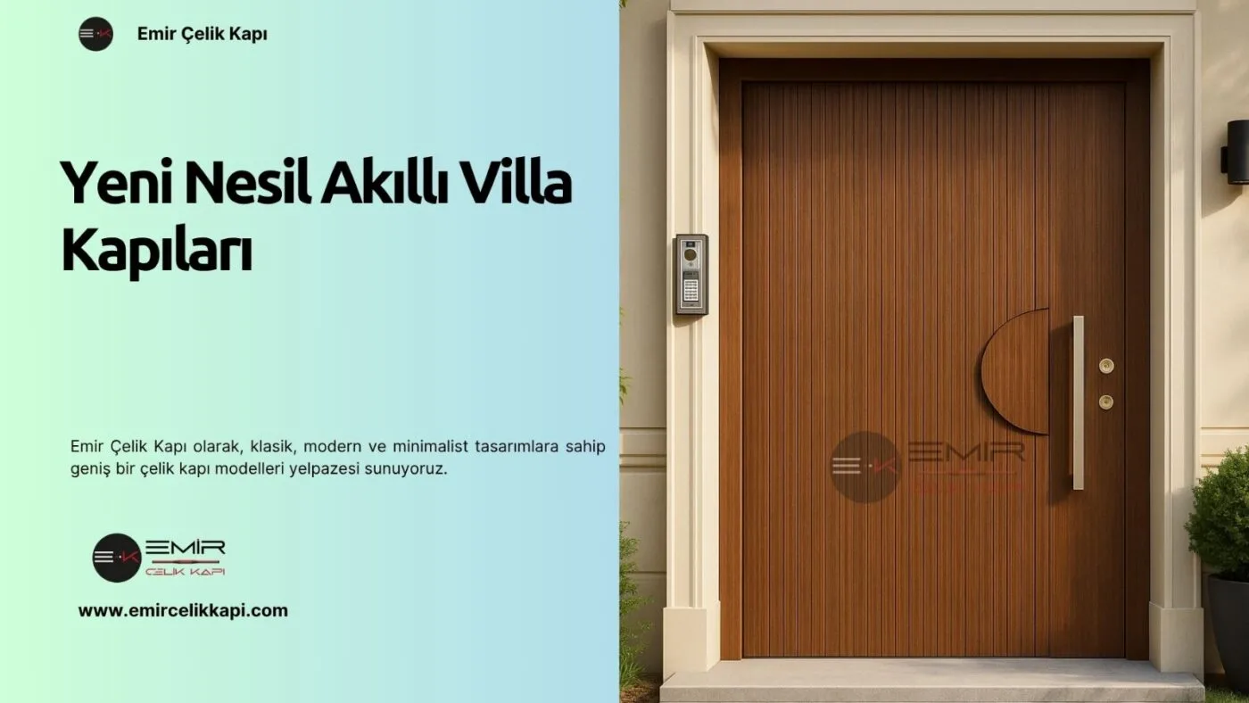 Yeni Nesil Akıllı Villa Kapıları Yeni Nesil Akıllı Villa Kapıları