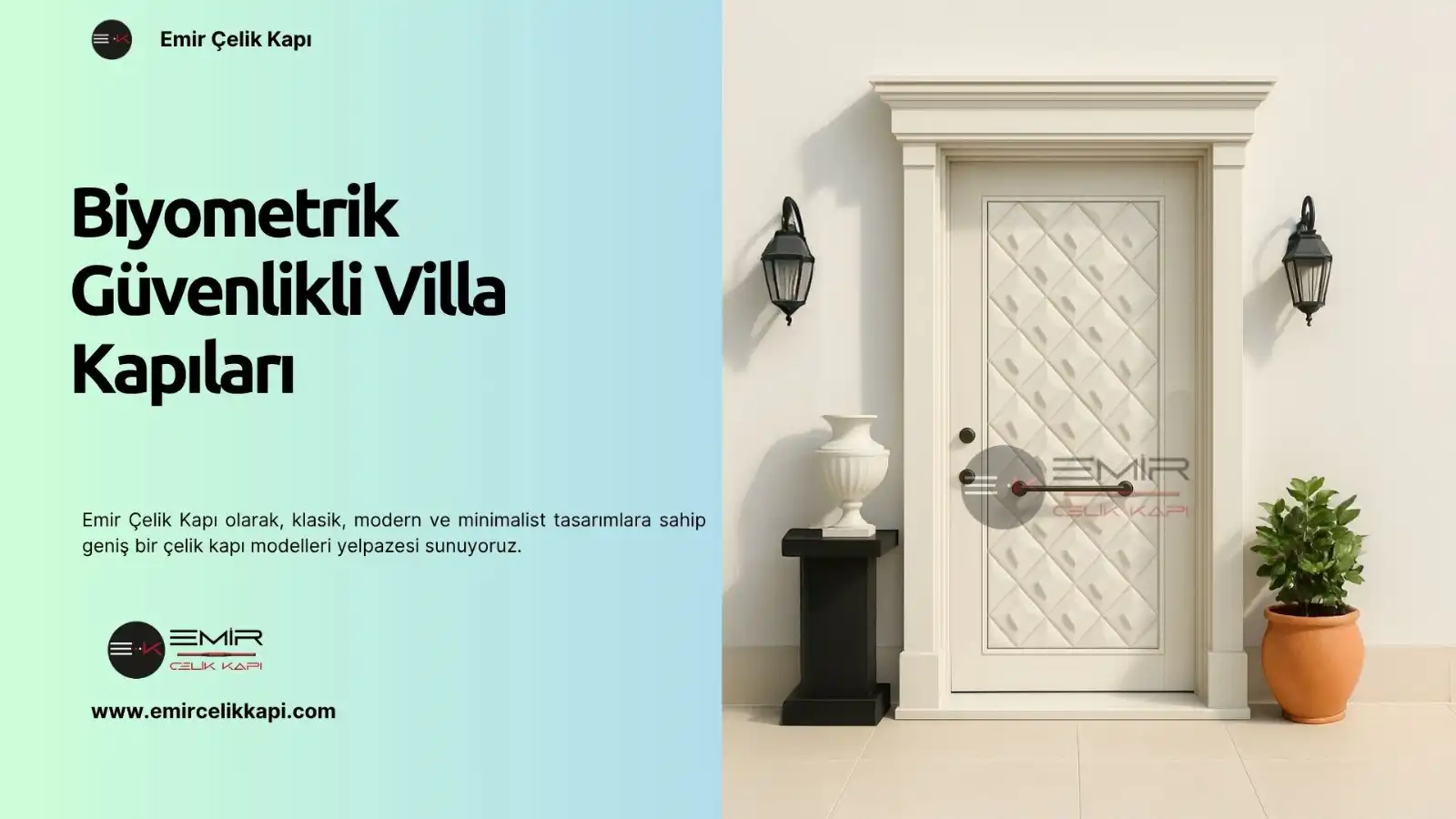 Biyometrik Güvenlikli Villa Kapıları 2 Biyometrik Güvenlikli Villa Kapıları