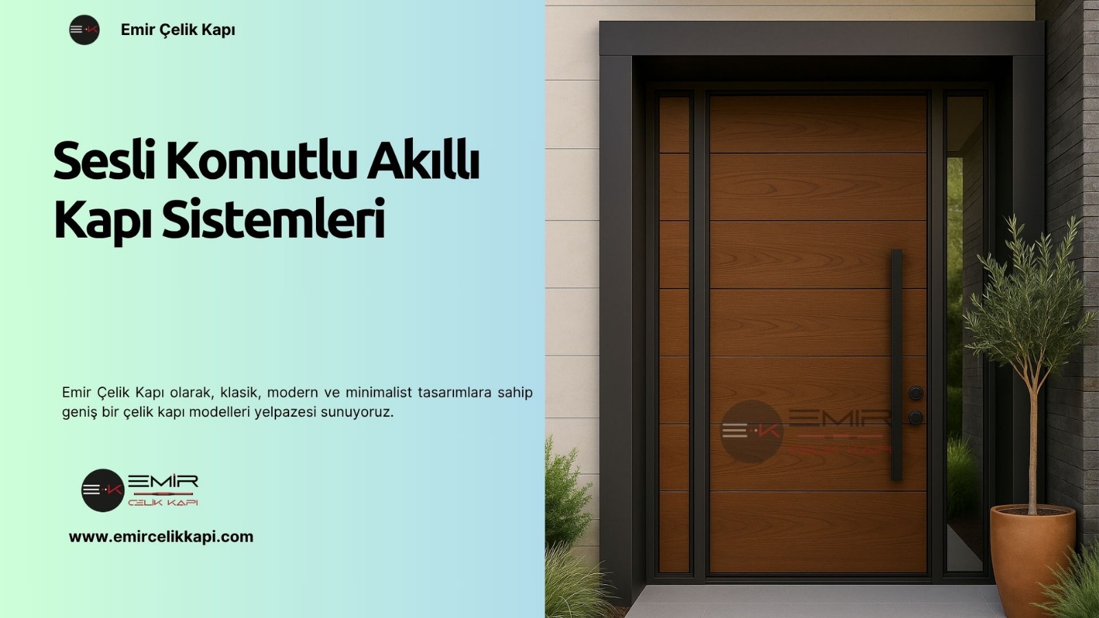 Sesli Komutlu Akıllı Kapı Sistemleri