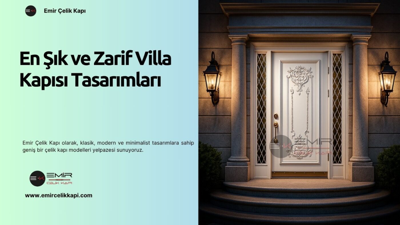 En Şık Ve Zarif Villa Kapısı Tasarımları