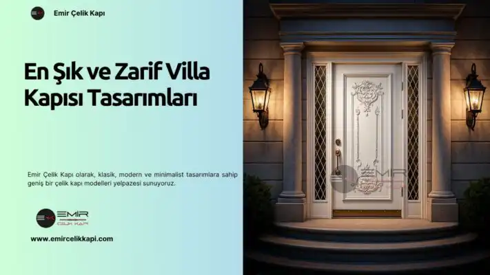 En Şık Ve Zarif Villa Kapısı Tasarımları