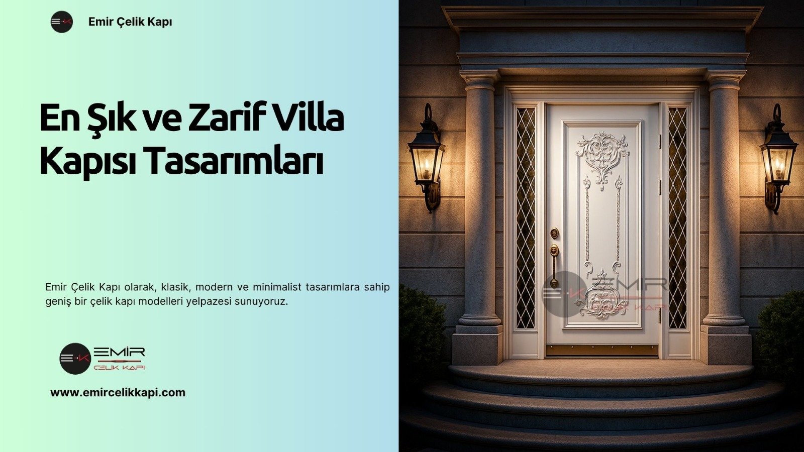 En Şık Ve Zarif Villa Kapısı Tasarımları