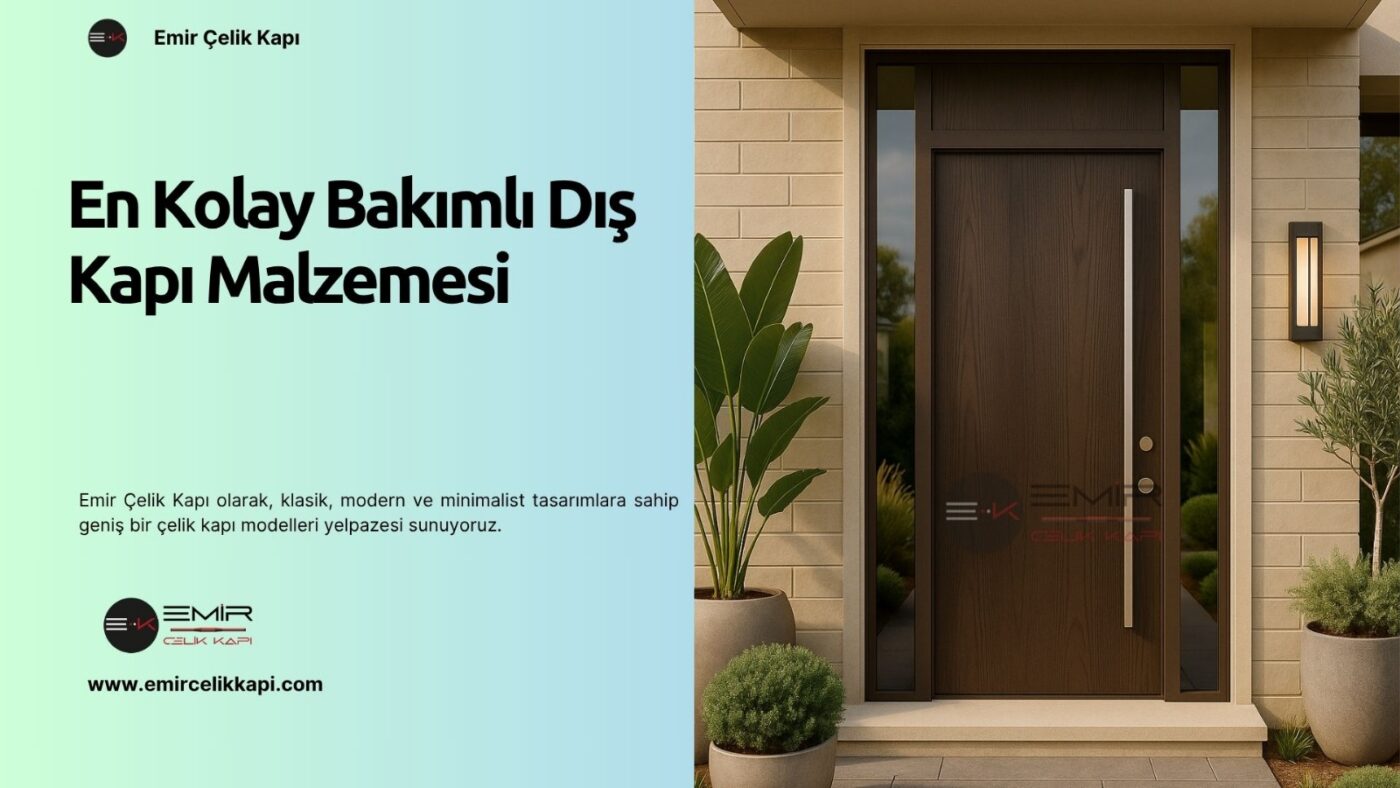 En Kolay Bakımlı Dış Kapı Malzemesi
