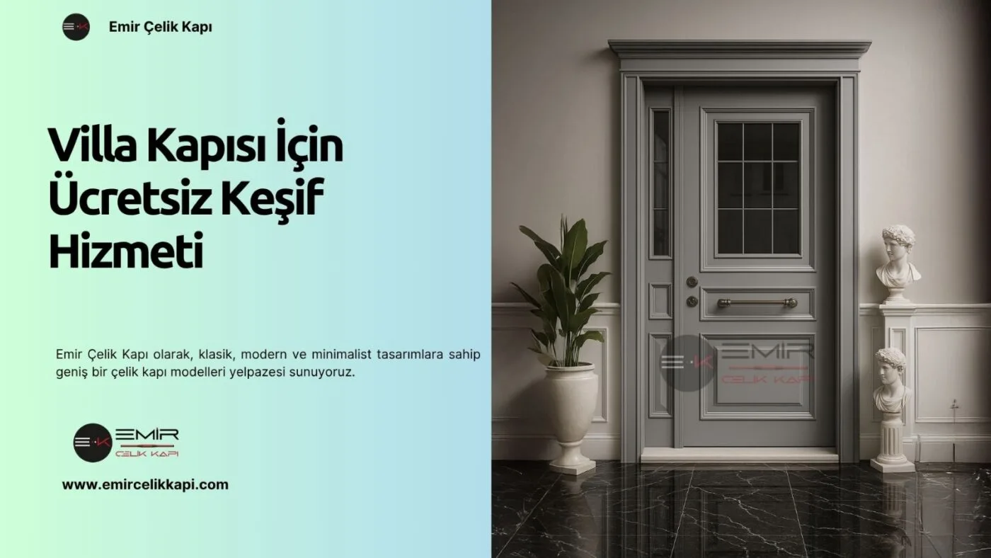 Villa Kapısı İçin Ücretsiz Keşif Hizmeti Villa Kapısı İçin Ücretsiz Keşif Hizmeti