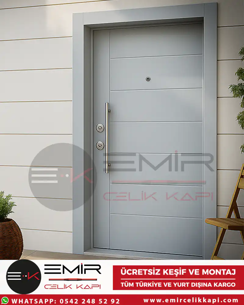 Teksas-Celik-Kapi-Gri-Ral-7035-Emir Teksas-Celik-Kapi-Gri-Ral-7035-Emir