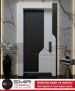 Atina Siyah Beyaz Celik Kapi 2026 Celik Kapi Modelleri Fiyatlari Emir 2
