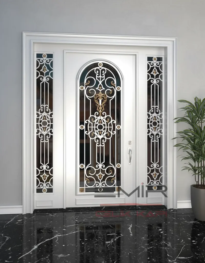 Ferforje Kapi Villa Kapisi 1047 Beyaz 1