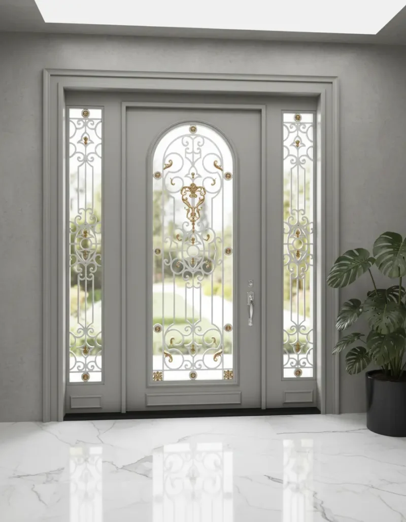 Ferforje Kapi Villa Kapisi 1047 Gri 1