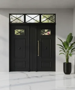 Gri Villa Kapisi Modelleri Fiyatlari 595 Siyah 3