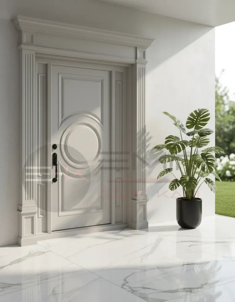 Krem Villa Kapısı Yalıkavak 1 Krem Villa Kapisi Yalikavak Gri 1