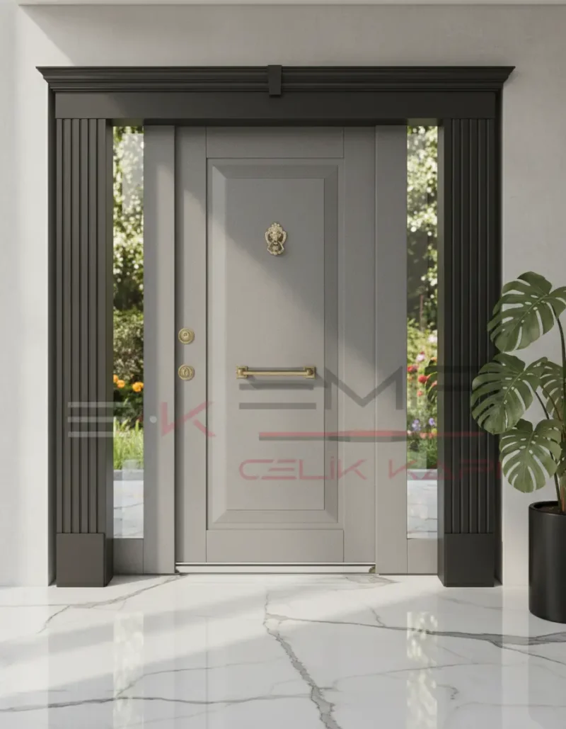 Mat Siyah Villa Kapısı Dış Kapı 1158 1 Mat Siyah Villa Kapisi Dis Kapi 1158 Gri 1