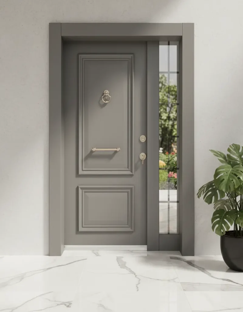 Villa Kapisi Modelleri 306 Gri 1