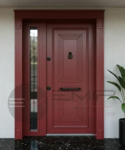 2024 Villa Kapisi Modelleri Fiyatlari Sinatra Kirmizi