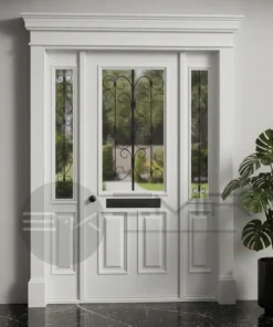 Ahsap Villa Kapisi Caterina Beyaz