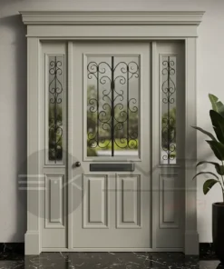 Ahsap Villa Kapisi Caterina Gri