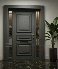 Ahsap Villa Kapisi Francesca Gri