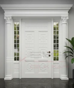 Ahsap Villa Kapisi Grazia Beyaz