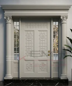 Ahsap Villa Kapisi Grazia Gri