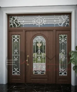 Ahsap Villa Kapisi Seul Ceviz