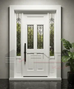 Ahsap Villa Kapisi Victoria Beyaz