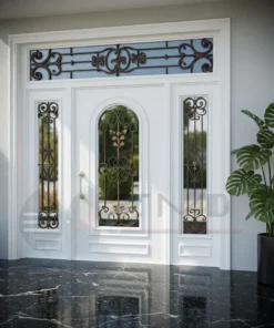 Ahsap Villa Kapisi Zita 2 Beyaz