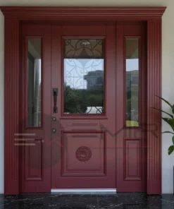 Antrasit Villa Kapisi Beykoz Kirmizi