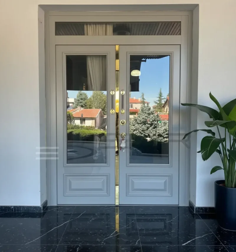 Antrasit Villa Kapısı Kemerburgaz 4 Antrasit Villa Kapisi Kemerburgaz Gri