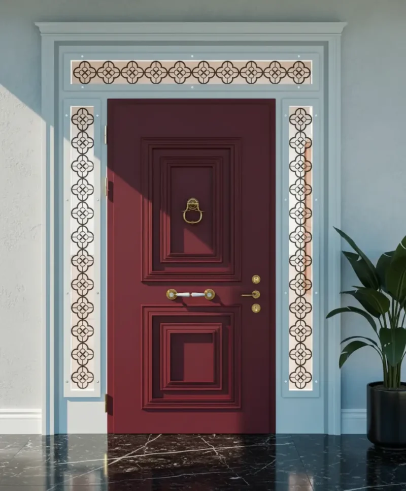 Bakü Villa Kapısı Modelleri Villa Giriş Kapısı Fiyatları Evk-002 3 Baku Villa Kapisi Modelleri Villa Giris Kapisi Fiyatlari Evk 057 Kirmizi