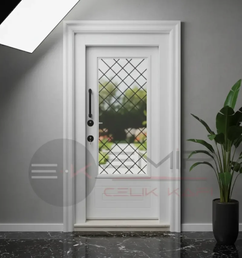 Beyaz Camlı Villa Kapısı Zekeriyaköy 1 Beyaz Camli Villa Kapisi Zekeriyakoy Beyaz