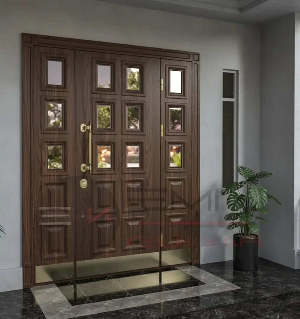 Beyaz-Kucuk-Camli-Villa-Kapisi-Ceviz Beyaz-Kucuk-Camli-Villa-Kapisi-Ceviz