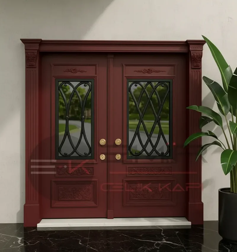 Beyaz Villa Kapısı Bio 3 Beyaz Villa Kapisi Bio Kirmizi