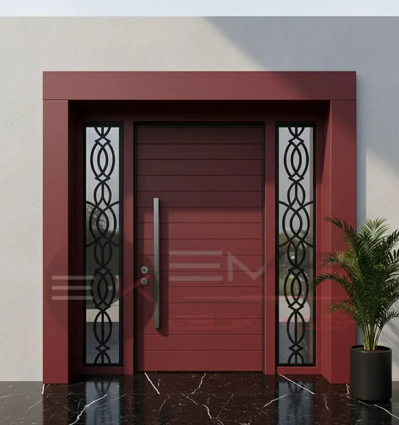 Beyaz Villa Kapısı Macellan 3 Beyaz Villa Kapisi Macellan Kirmizi