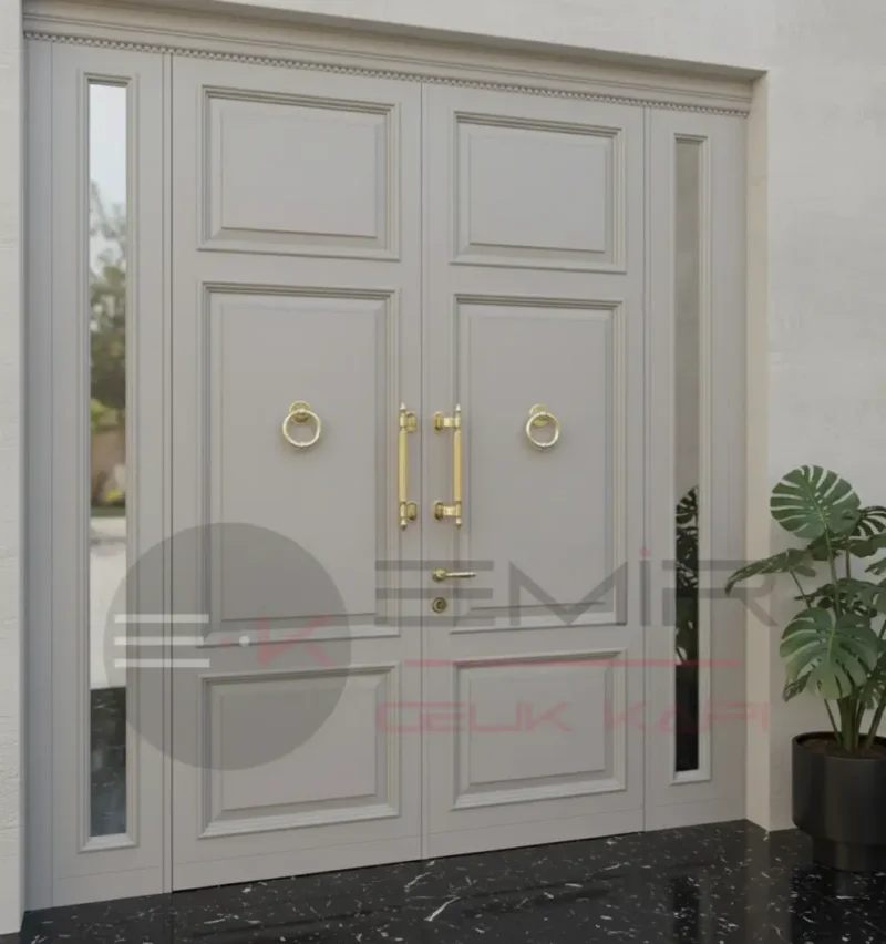 Camlı Villa Kapısı Modelleri 2025 Villa Giriş Kapısı Fiyatları 4 Camli Villa Kapisi Modelleri 2025 Villa Giris Kapisi Fiyatlari Gri