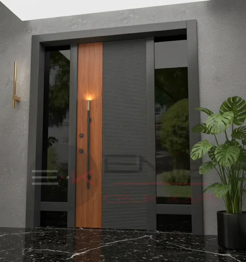 Compact Villa Kapisi Kane Siyah