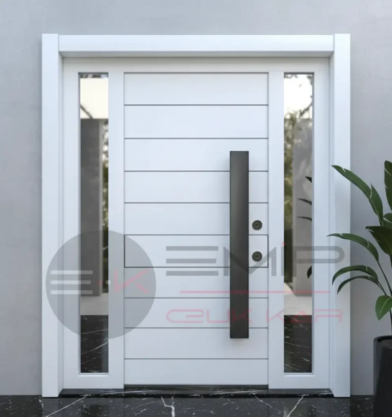 Dış Etkenlere Dayanıklı Villa Kapısı Space 1 Dis Etkenlere Dayanikli Villa Kapisi Space Beyaz