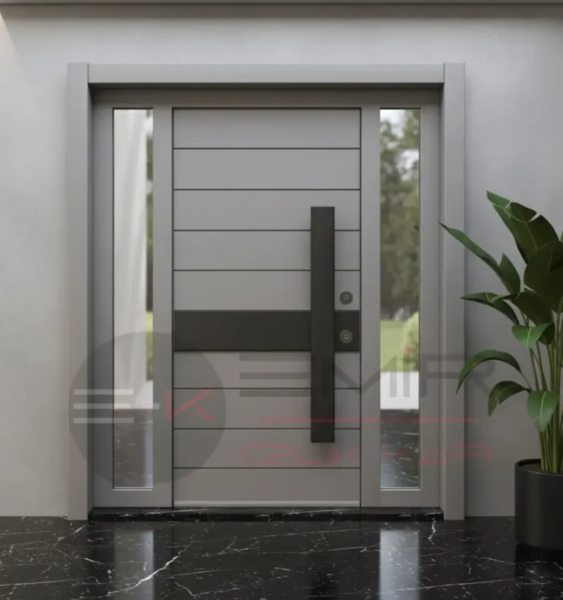 Dış Etkenlere Dayanıklı Villa Kapısı Space 4 Dis Etkenlere Dayanikli Villa Kapisi Space Gri