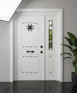 Dogal Ahsap Villa Kapisi Celik Kapi Evk 119 Beyaz