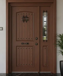 Dogal Ahsap Villa Kapisi Celik Kapi Evk 119 Ceviz