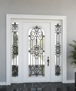 Ferforje Kapi Villa Kapisi 1044 Beyaz