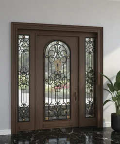 Ferforje Kapi Villa Kapisi 1044 Ceviz