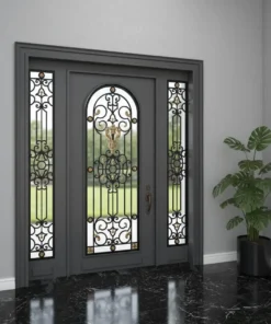 Ferforje Kapi Villa Kapisi 1044 Gri